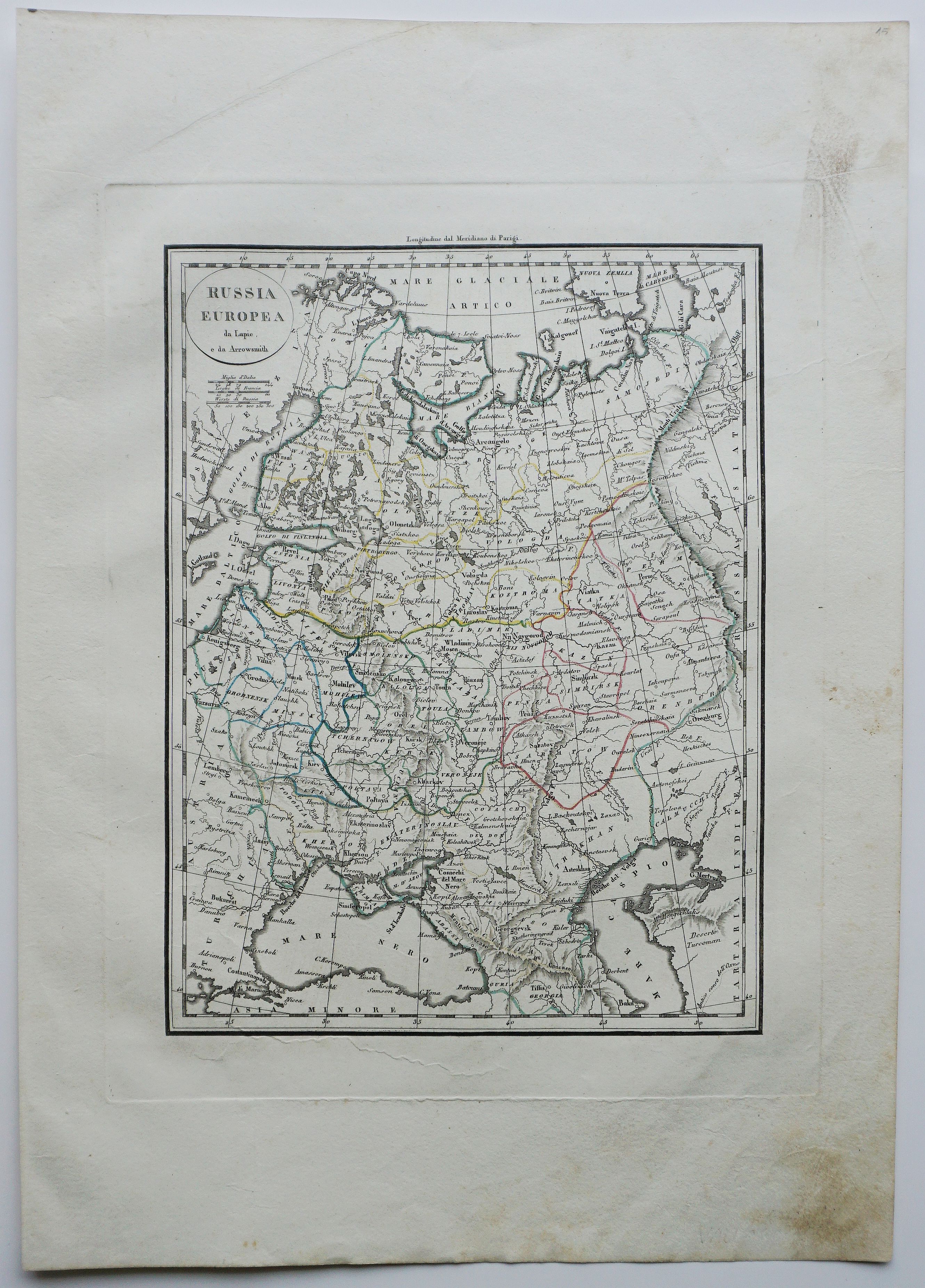 1824 - Vallardi - Russia Europea