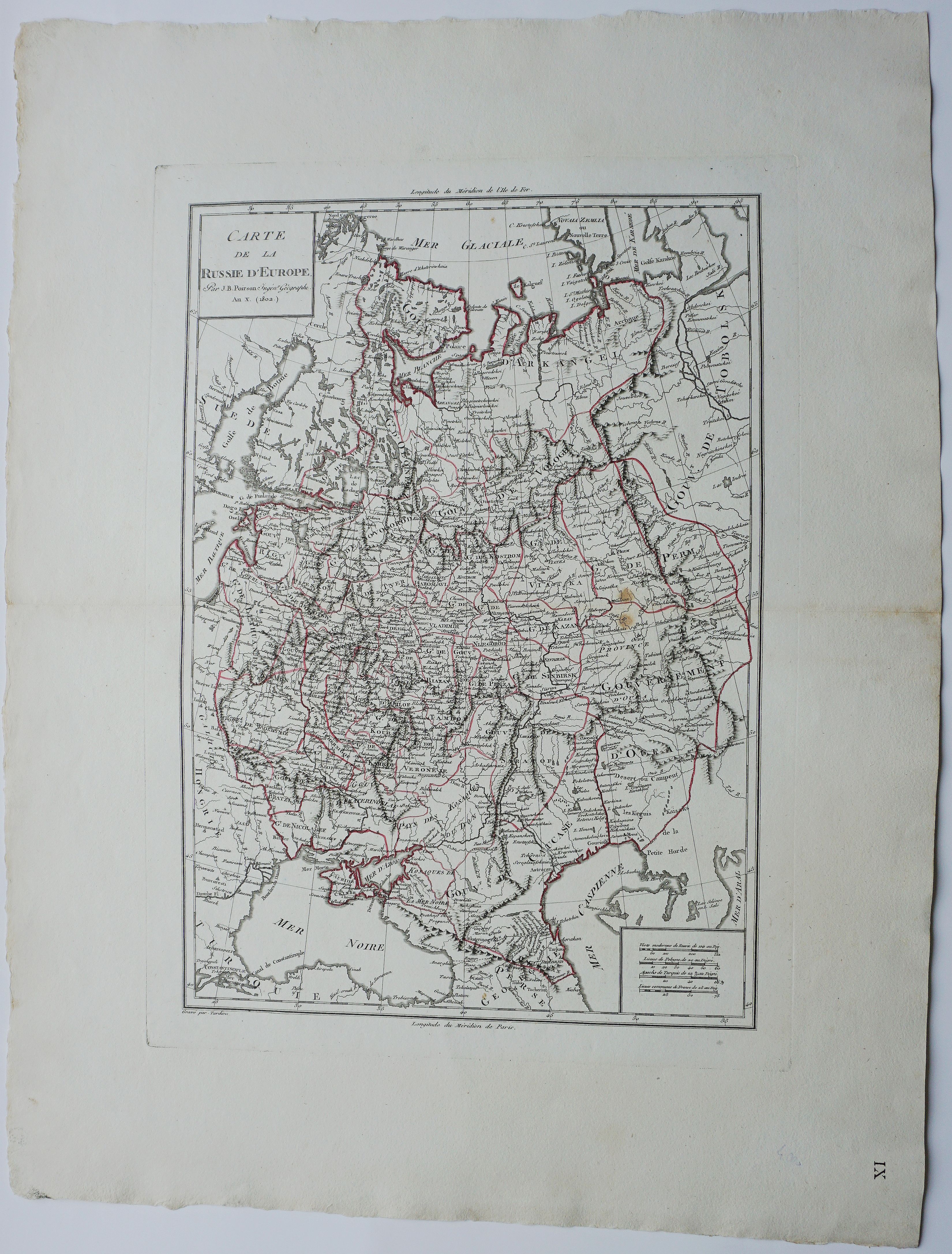 1802 - J. B. Poirson - Russie d'Europe