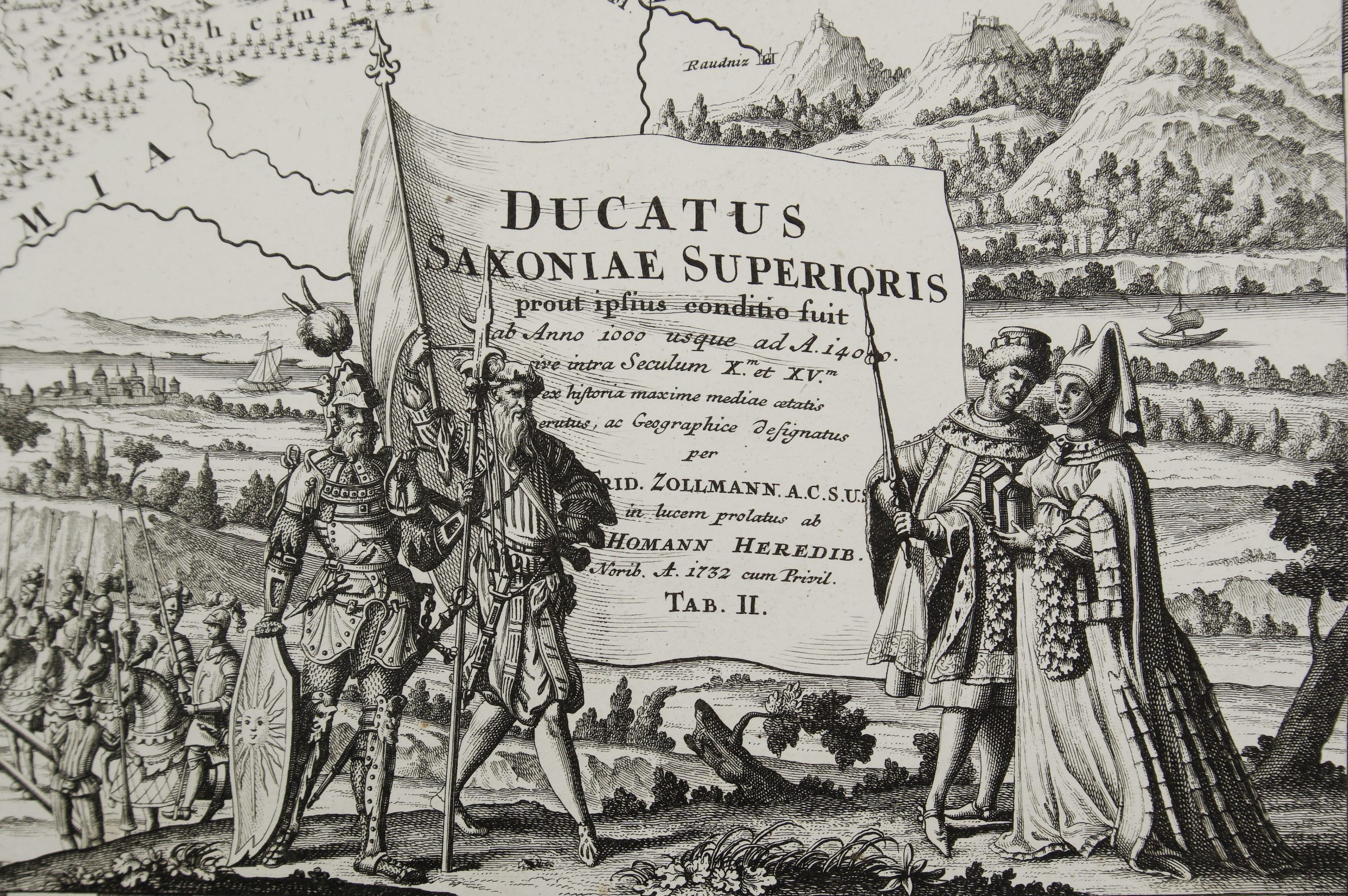 1732 - J. B. Homann - Ducatus Saxoniae - Image 2