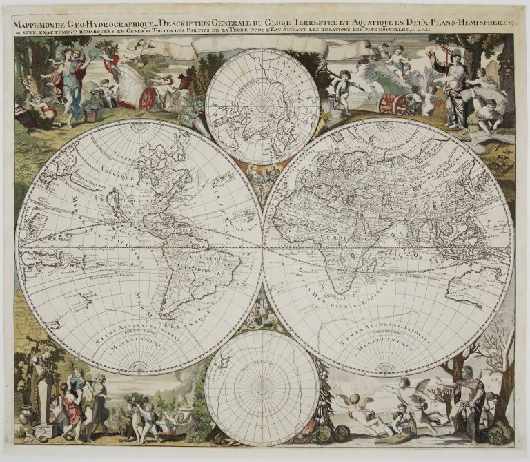 c. 1686 - Gerard Valck - Mappe Monde