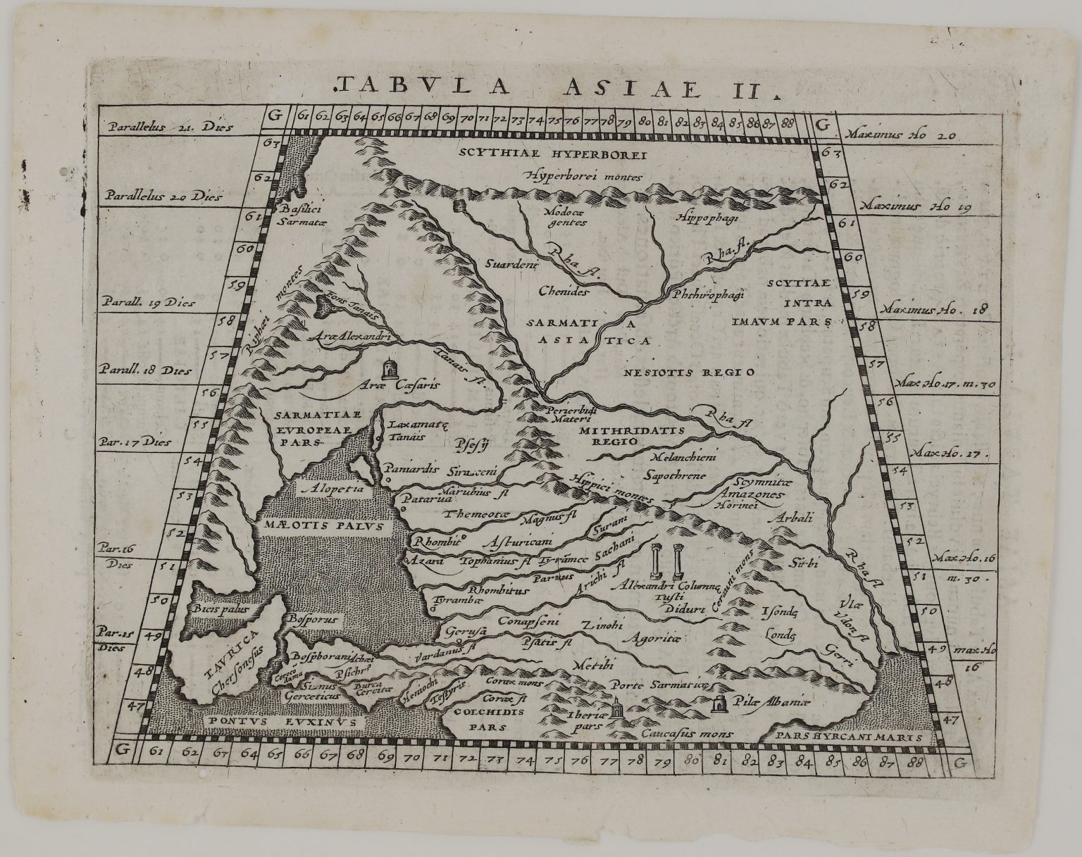 1617 - G. A. Magini - Tabula Asiae II