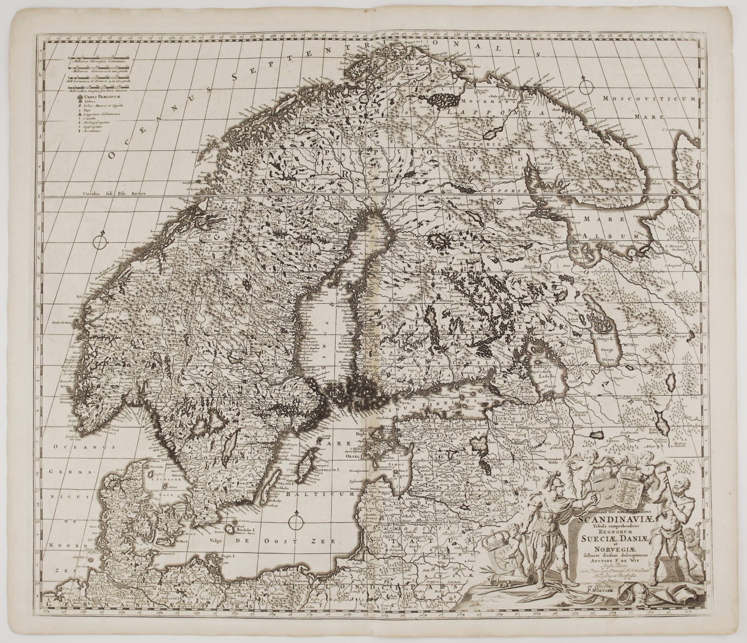 1710 - Pierre Mortier - Scandinaviae Tabula