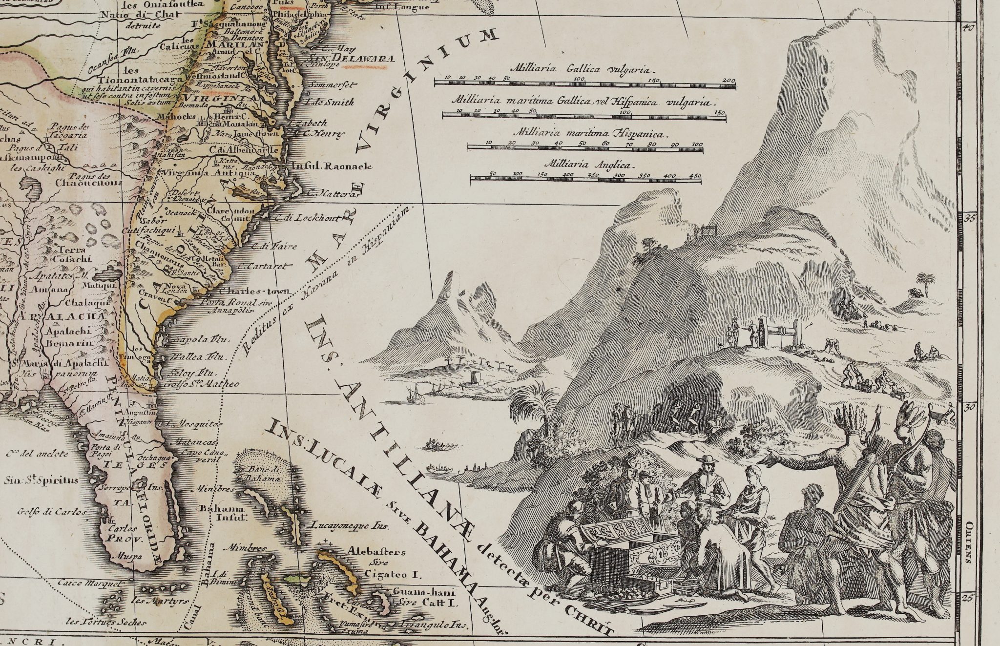 1715 - J.B. Homann - Regni Mexicani Nova Hispania Floridae