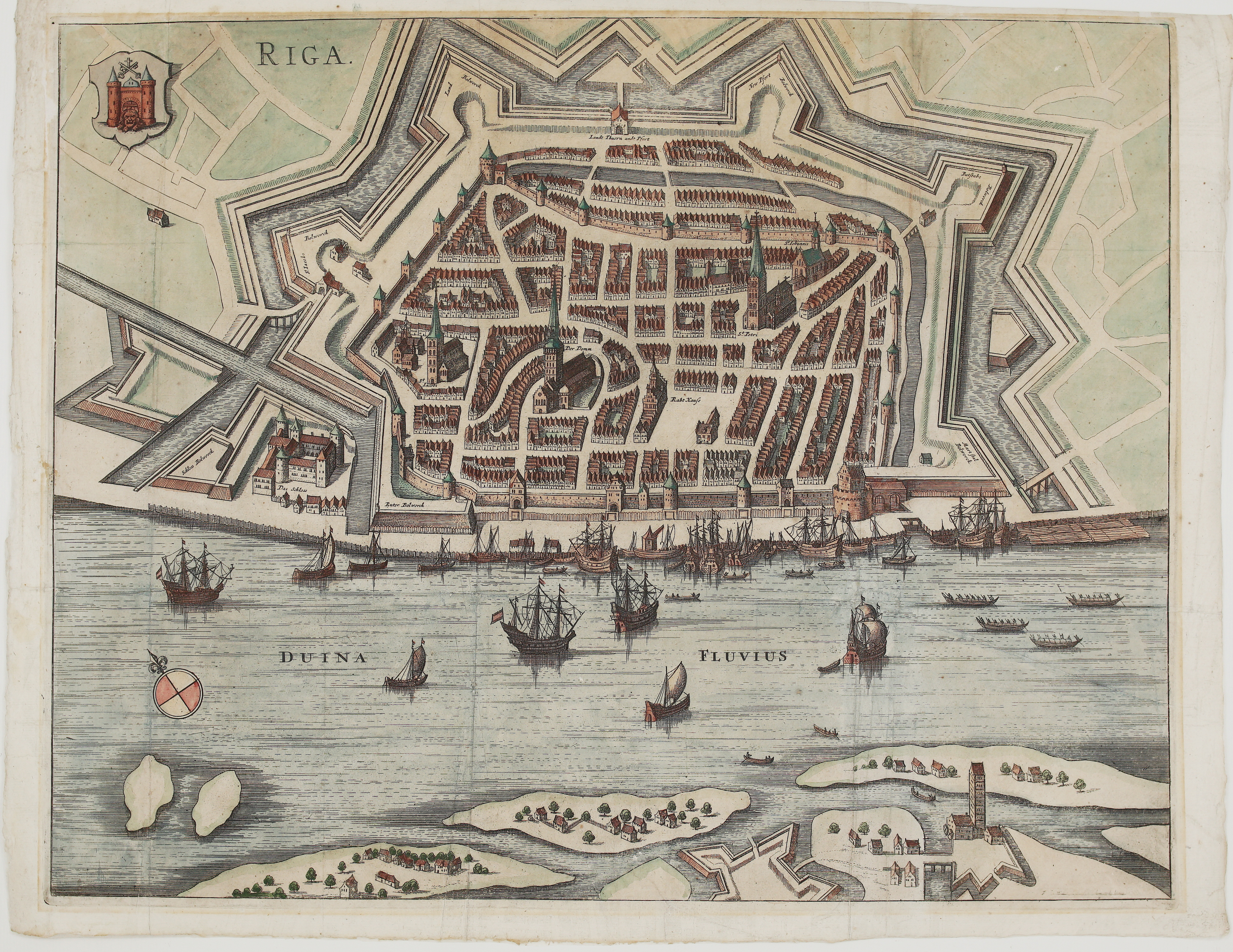 1657 - J. Janssonius - Riga
