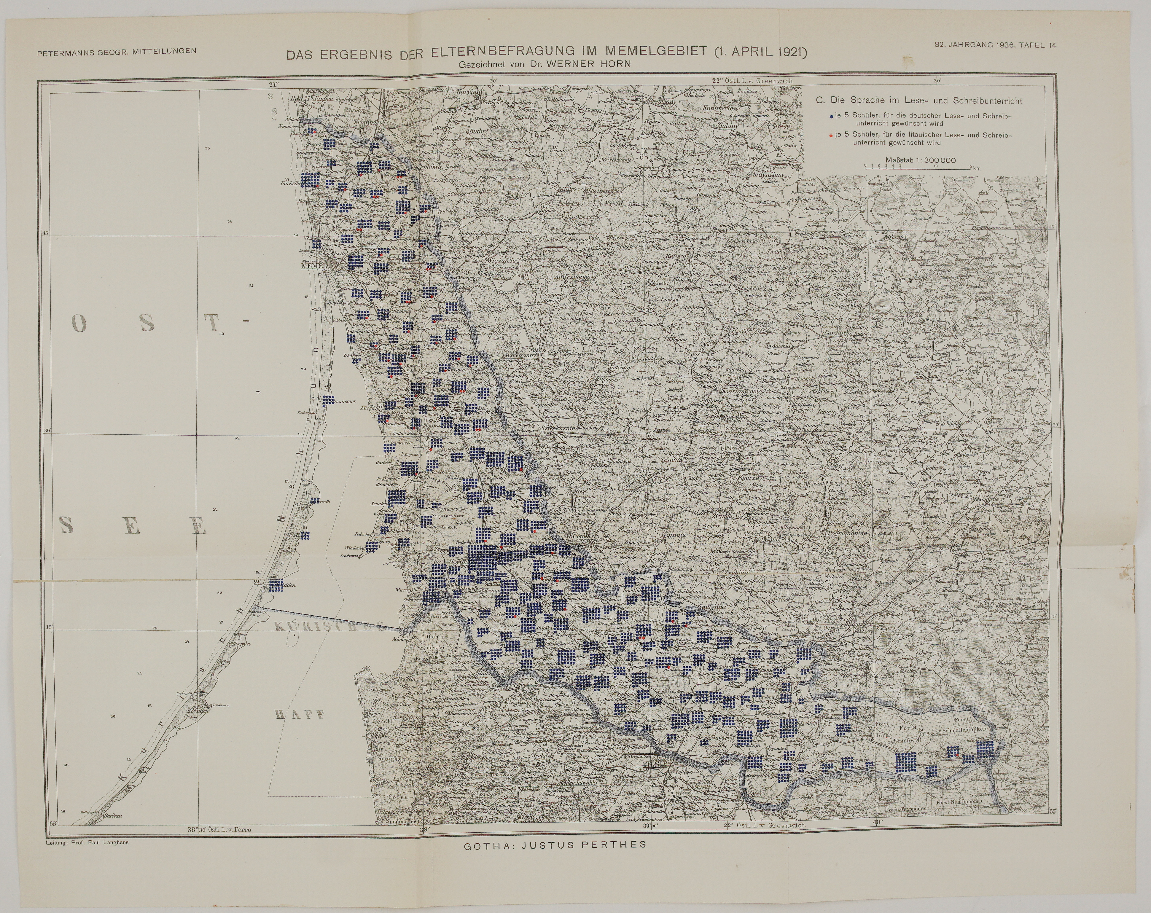 1936 - W. Horn - Elternbefragung im Memelgebiet 1921 - C. Sprache im Lese- und Schreibunterricht